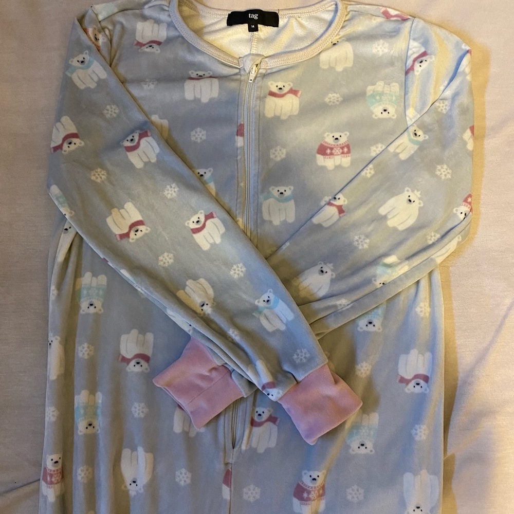 Cozy Polar Bear Kids Pajamas